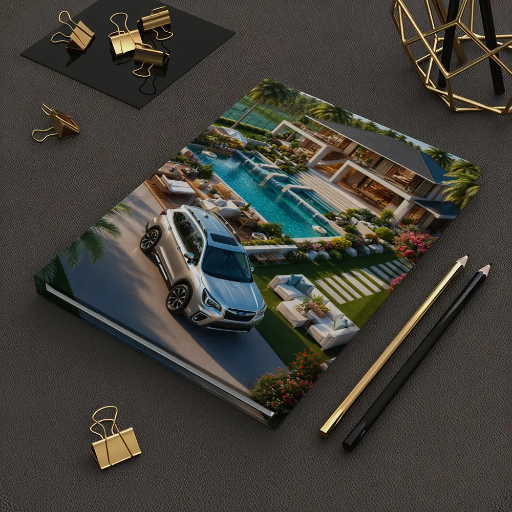 Subaru Forester Parked At Luxury Villa – Notebooks