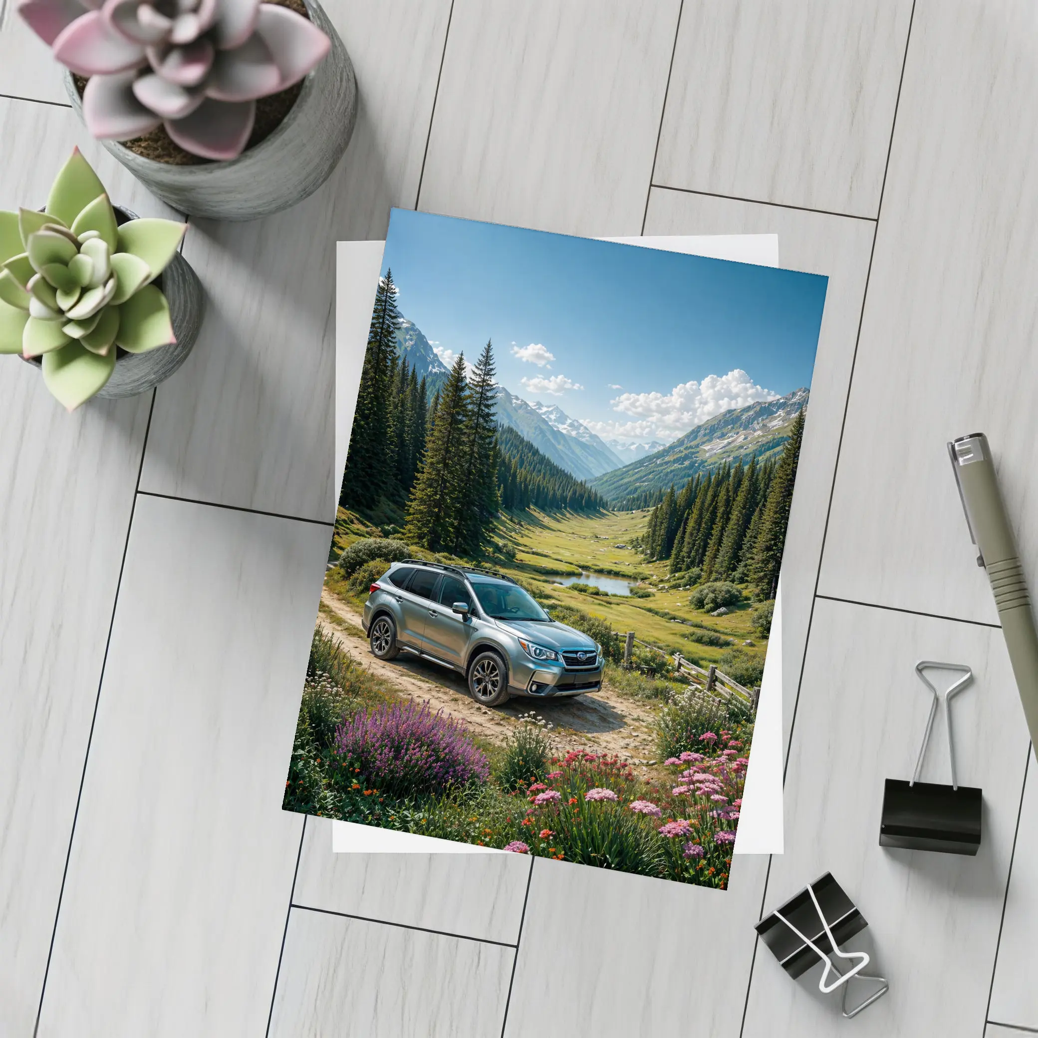 Subaru Forester SUV Mountain Valley Trail – Postcards