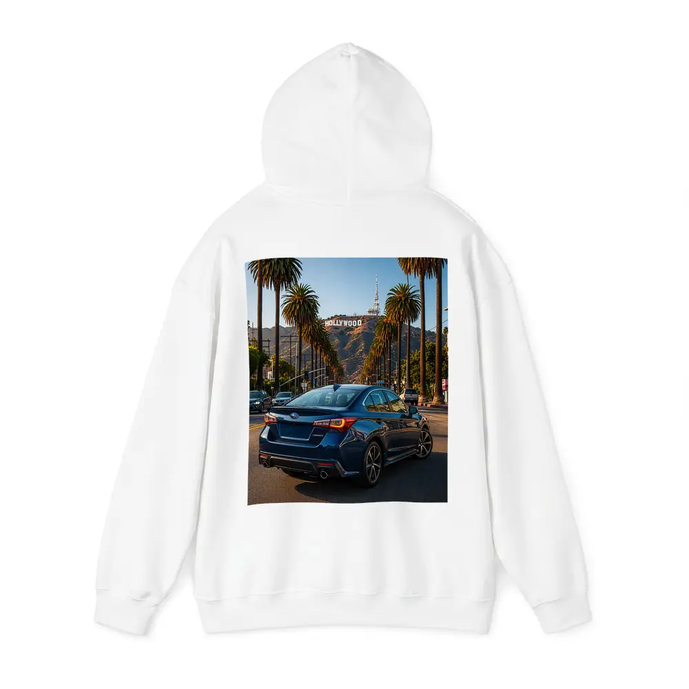 Subaru Legacy Sedan Hollywood Los Angeles Street – Hoodies
