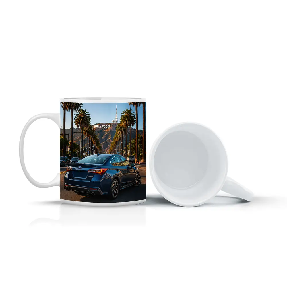 Subaru Legacy Sedan Hollywood Los Angeles Street – Mugs