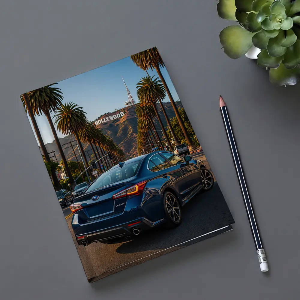 Subaru Legacy Sedan Hollywood Los Angeles Street – Notebooks