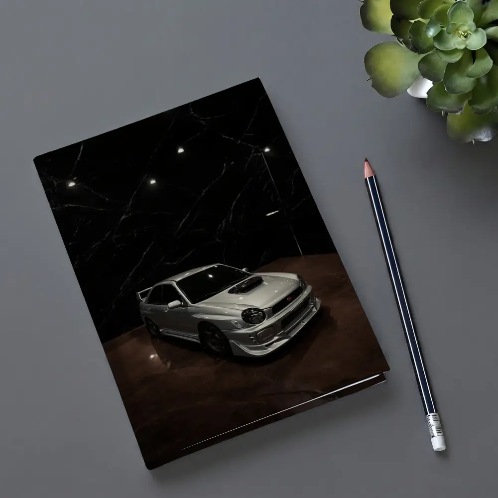 Subaru Impreza WRX Silver Dark Marble Showroom – Notebooks