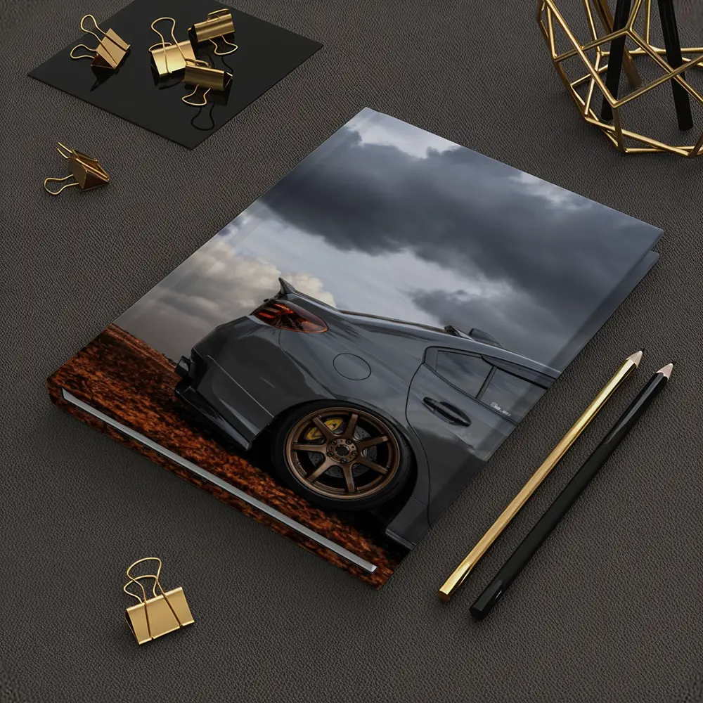 Subaru WRX STI Gray Stormy Cloudy Sky – Notebooks