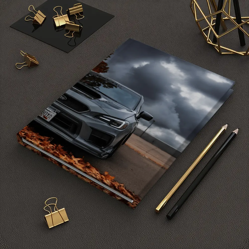 Subaru WRX STI Gray Stormy Autumn Sky – Notebooks