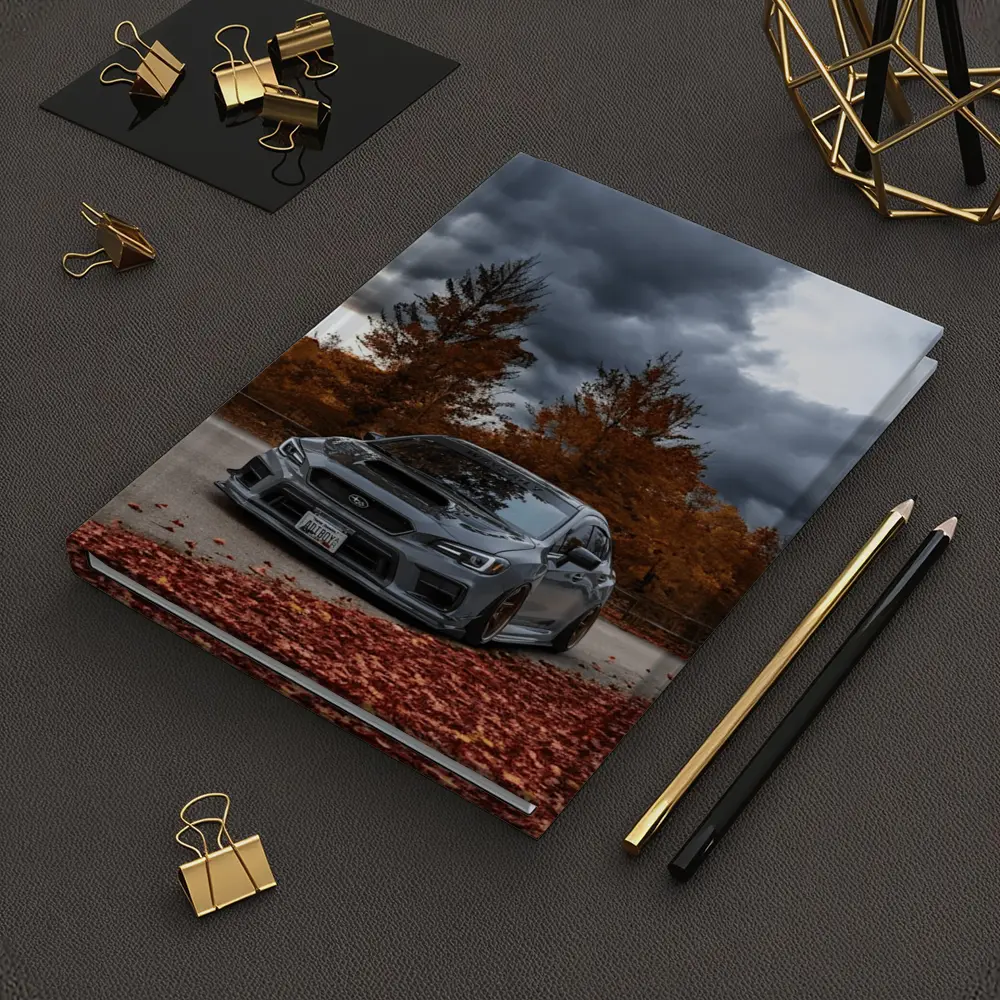 Subaru WRX STI Gray Stormy Autumn Sky – Notebooks