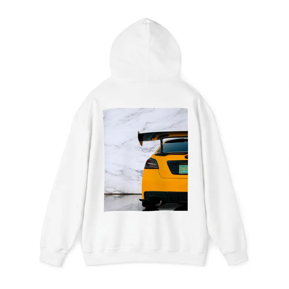 Subaru WRX STI Yellow Rear Wing Marble – Hoodies