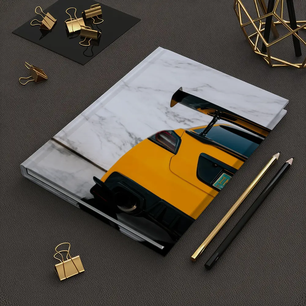 Subaru WRX STI Yellow Rear Wing Marble – Notebooks