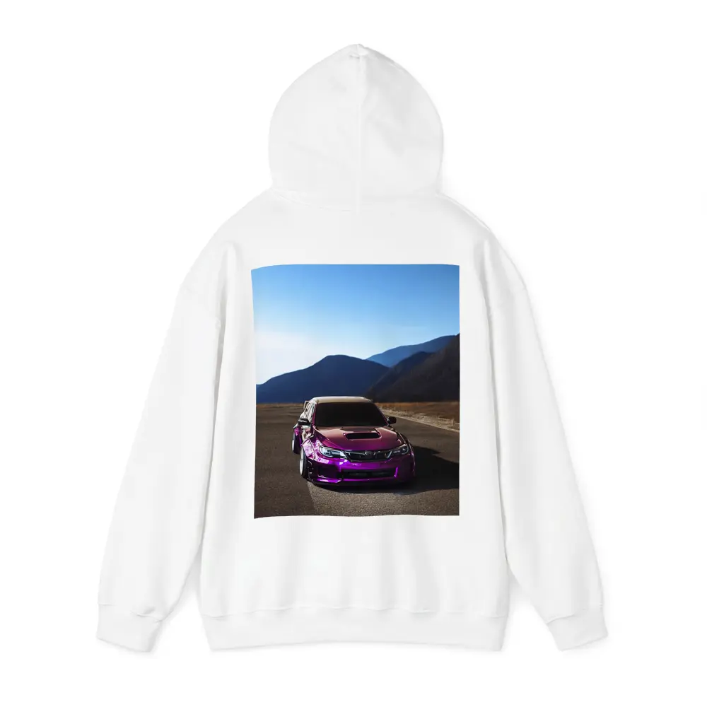 Purple Subaru WRX STI Mountain Road – Hoodies