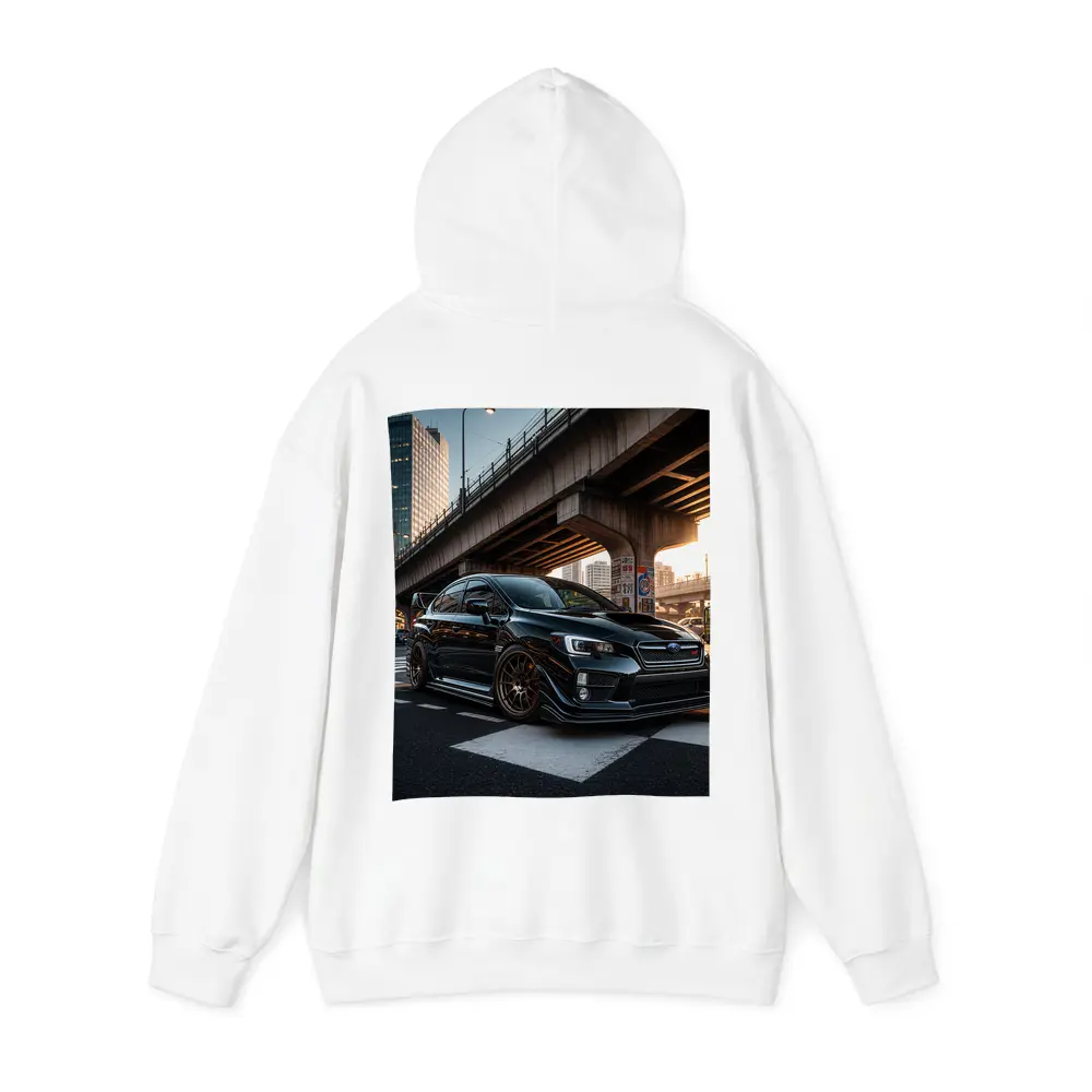 Subaru WRX STI Black Urban City Streets – Hoodies