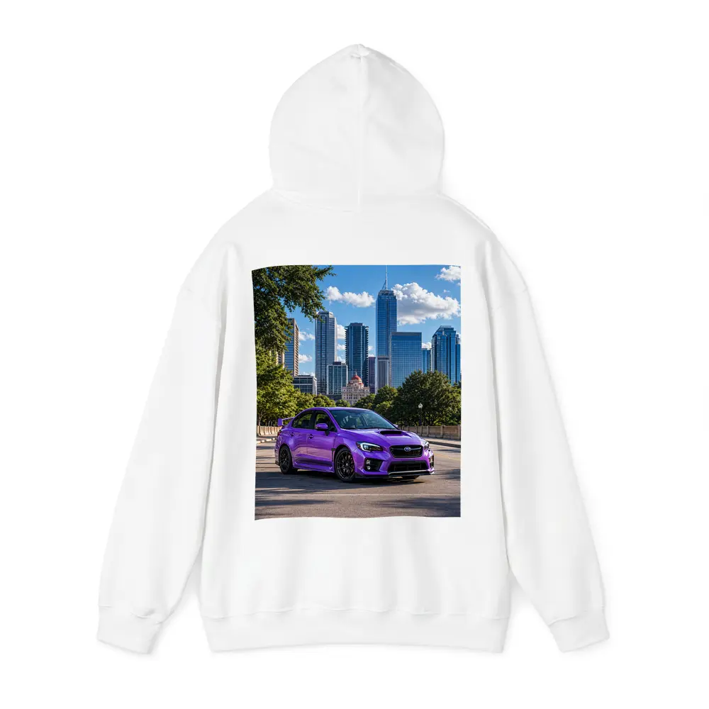 Subaru WRX STI Purple City Skyline – Hoodies