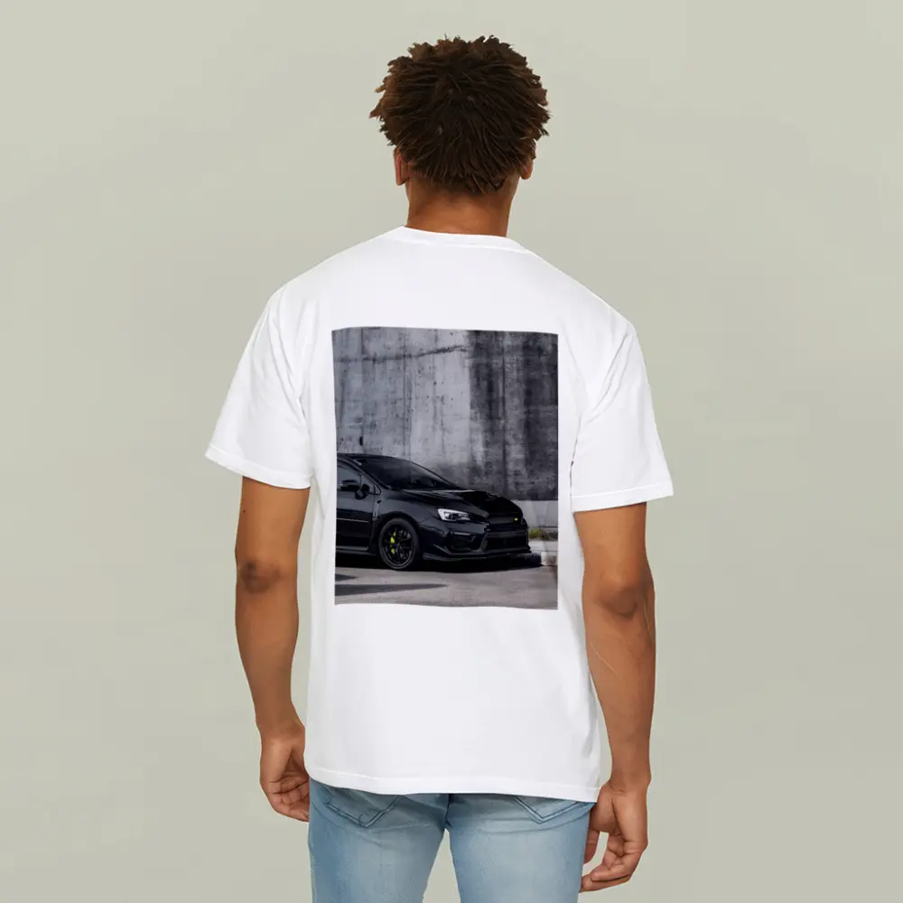 Subaru WRX Black Car Concrete Wall – T-Shirts