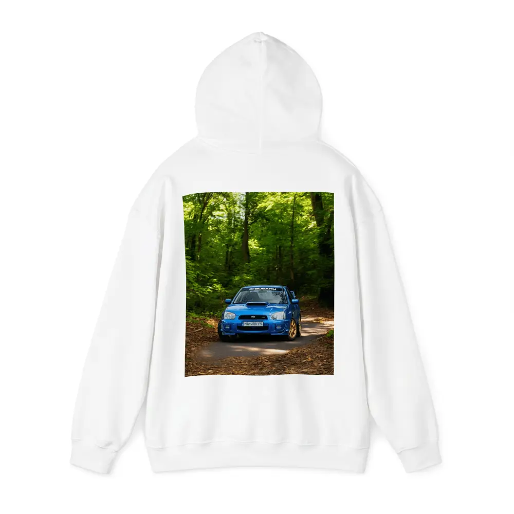 Subaru Impreza WRX Blue Forest Road – Hoodies