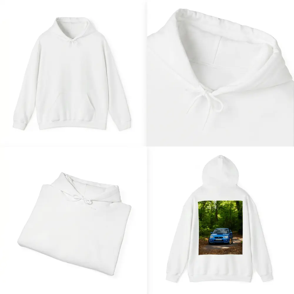 Subaru Impreza WRX Blue Forest Road – Hoodies