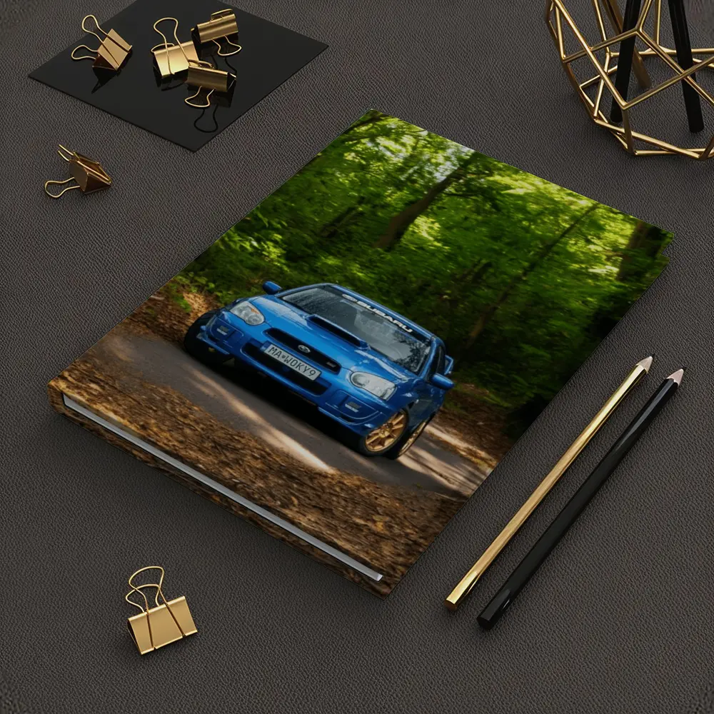 Subaru Impreza WRX Blue Forest Road – Notebooks