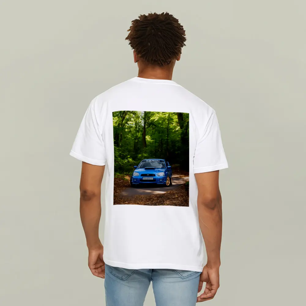 Subaru Impreza WRX Blue Forest Road – T-Shirts