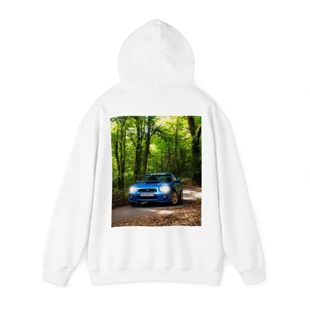 Subaru Impreza WRX Blue Forest Road – Hoodies