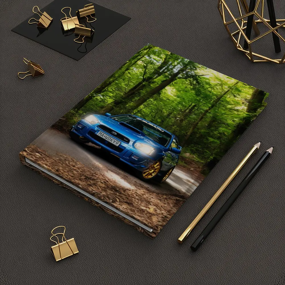 Subaru Impreza WRX Blue Forest Road – Notebooks