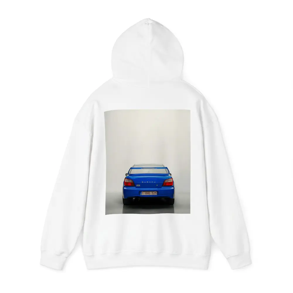 Subaru WRX STI Blue Rear View – Hoodies