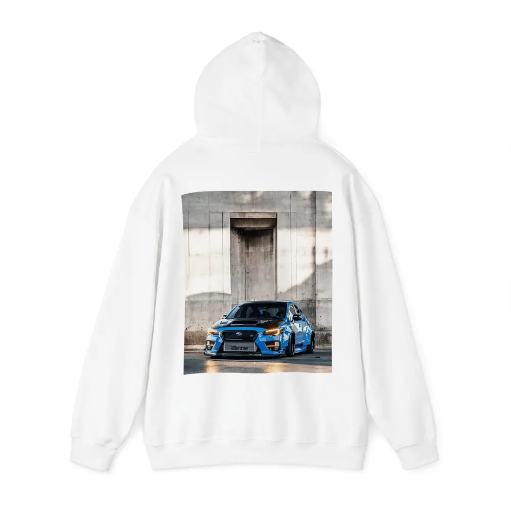 Subaru WRX STI Blue Concrete Wall – Hoodies