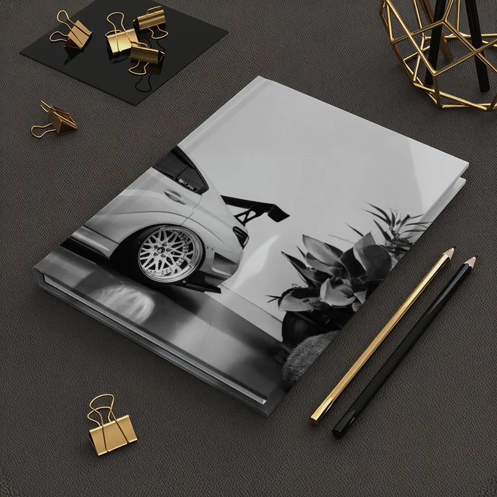Subaru WRX STI Black White Stance Shot – Notebooks