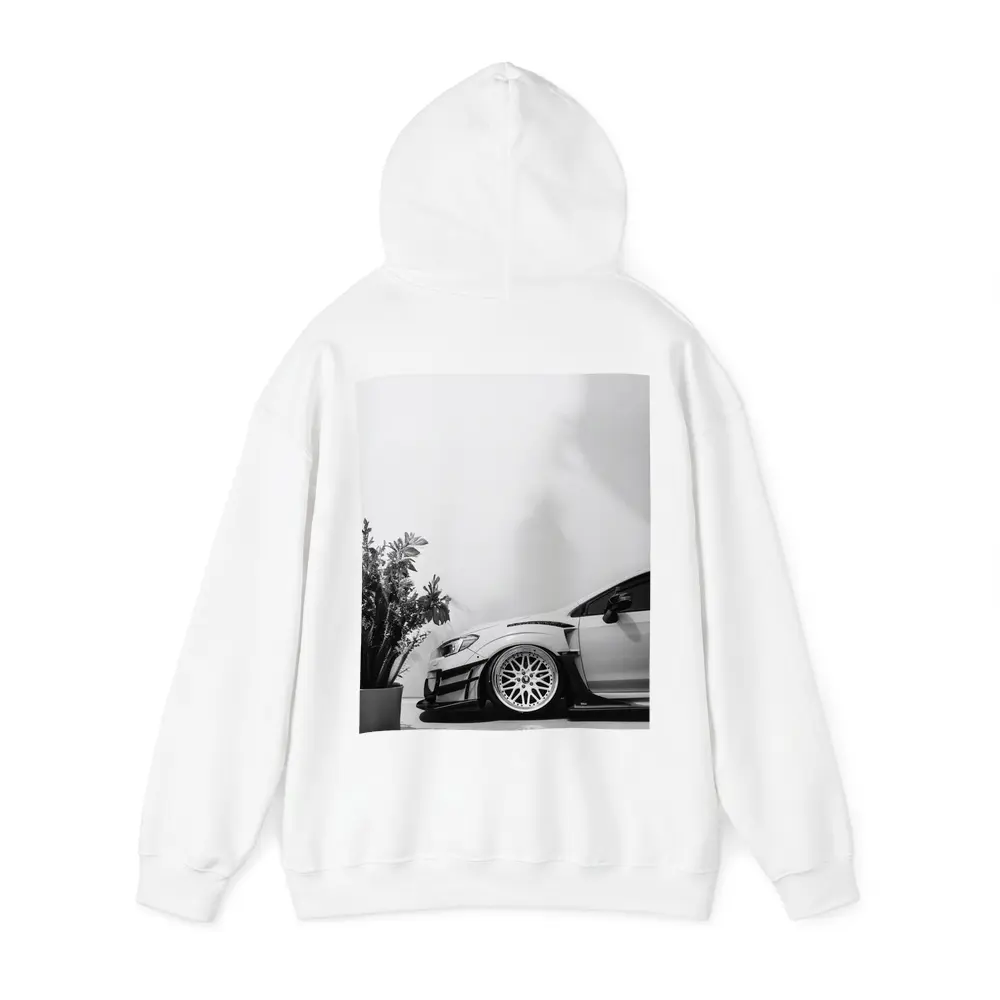 Subaru WRX STI Wide Body Black White – Hoodies