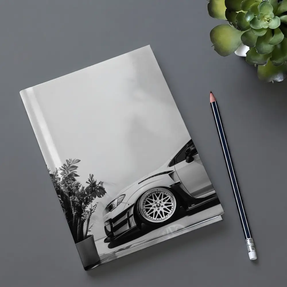 Subaru WRX STI Wide Body Black White – Notebooks