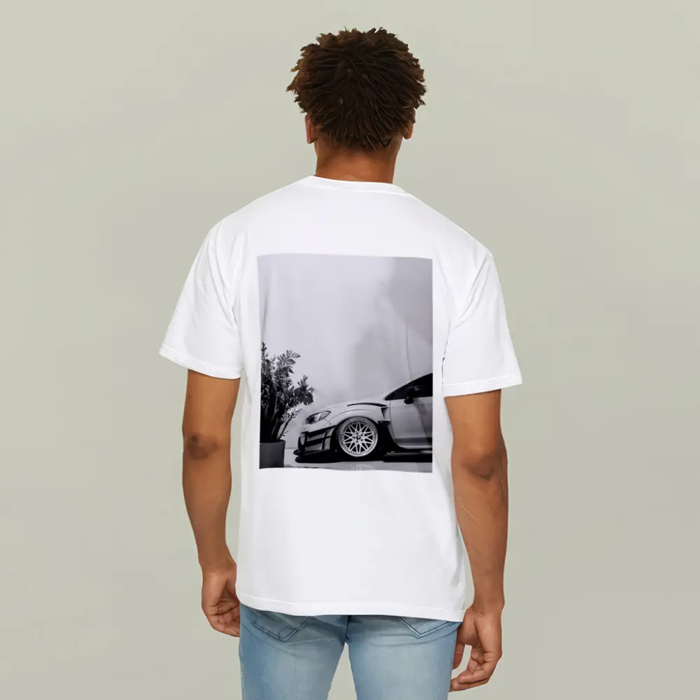 Subaru WRX STI Wide Body Black White – T-Shirts