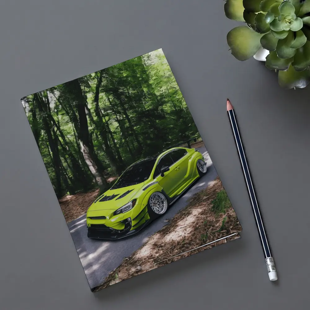 Subaru WRX STI Green Forest Road – Notebooks