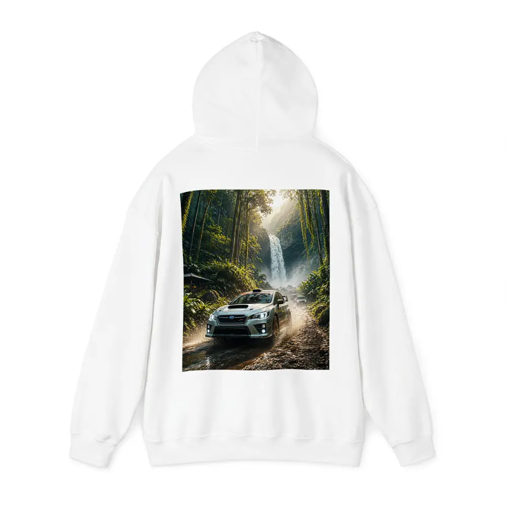 Subaru WRX Rally Car Jungle Waterfall – Hoodies