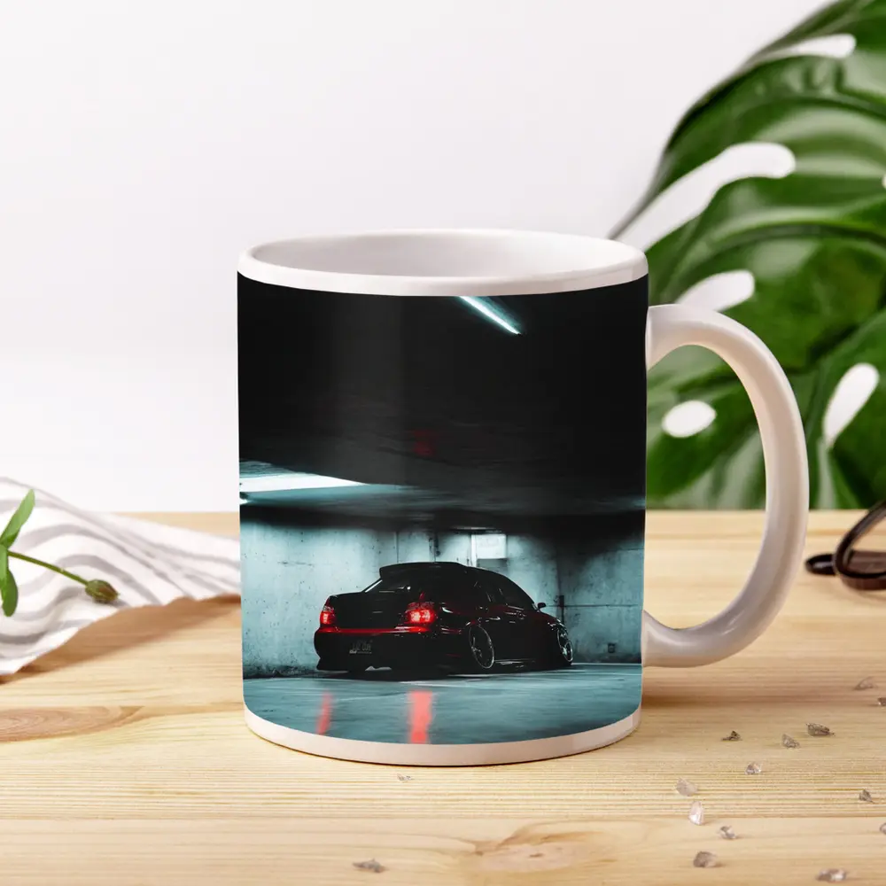 Subaru WRX Sedan Dark Underground Parking Garage – Mugs