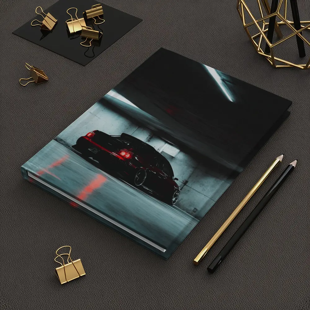 Subaru WRX Sedan Dark Underground Parking Garage – Notebooks