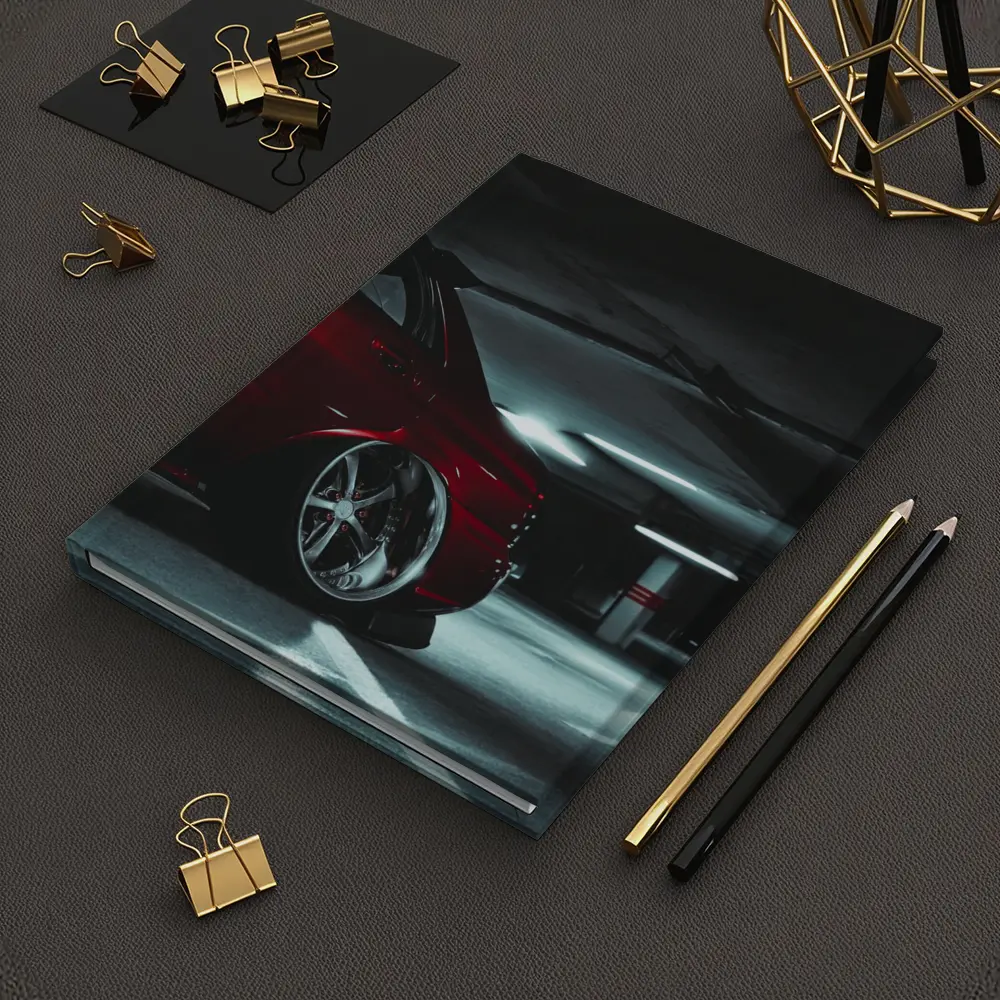 Subaru WRX Red Car Underground Parking Garage – Notebooks