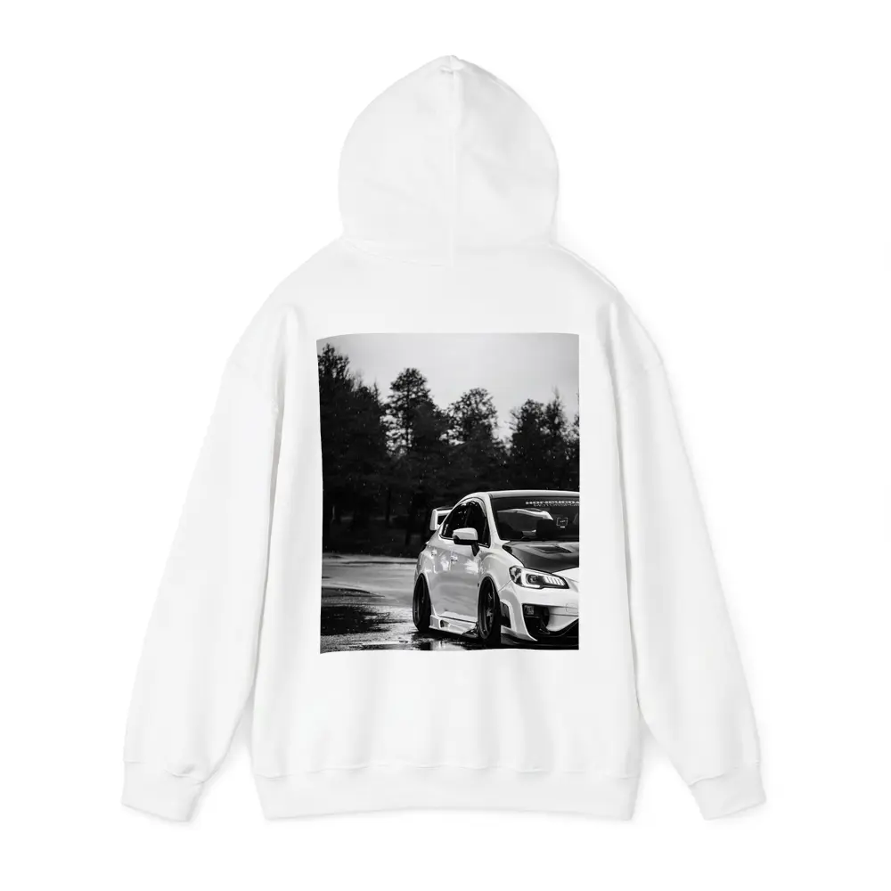 Subaru WRX STI Rainy Day Black White – Hoodies