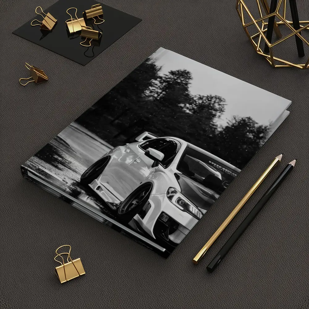 Subaru WRX STI Rainy Day Black White – Notebooks