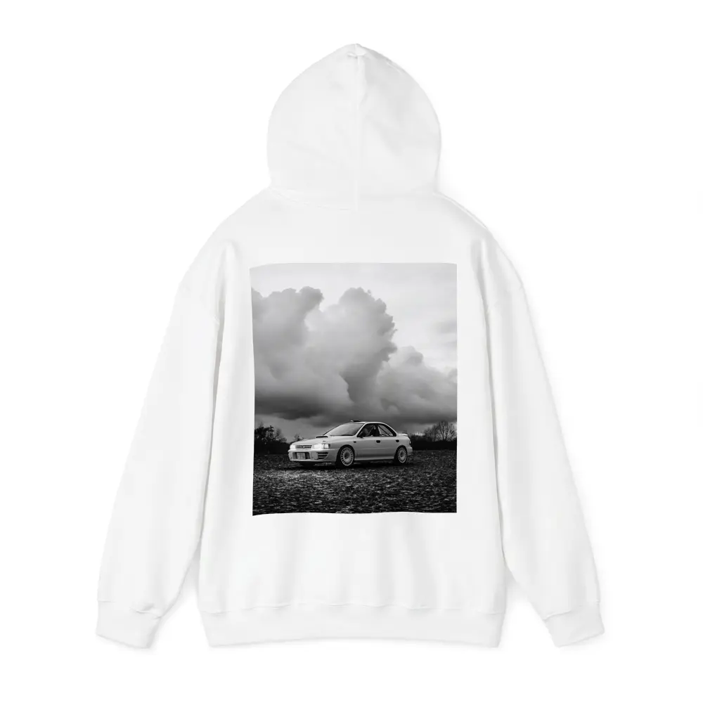 Subaru Impreza WRX Black White Stormy Sky – Hoodies