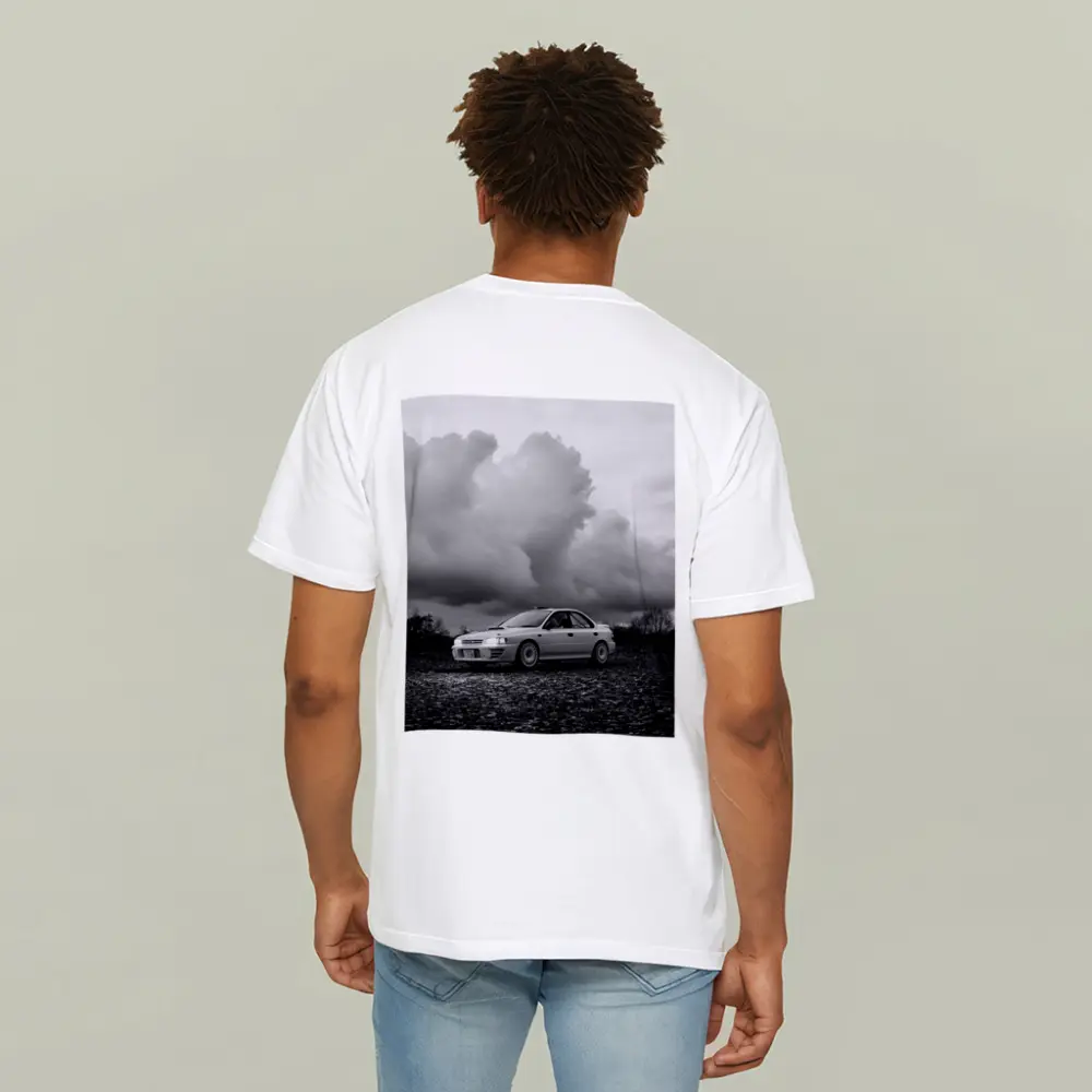 Subaru Impreza WRX Black White Stormy Sky – T-Shirts