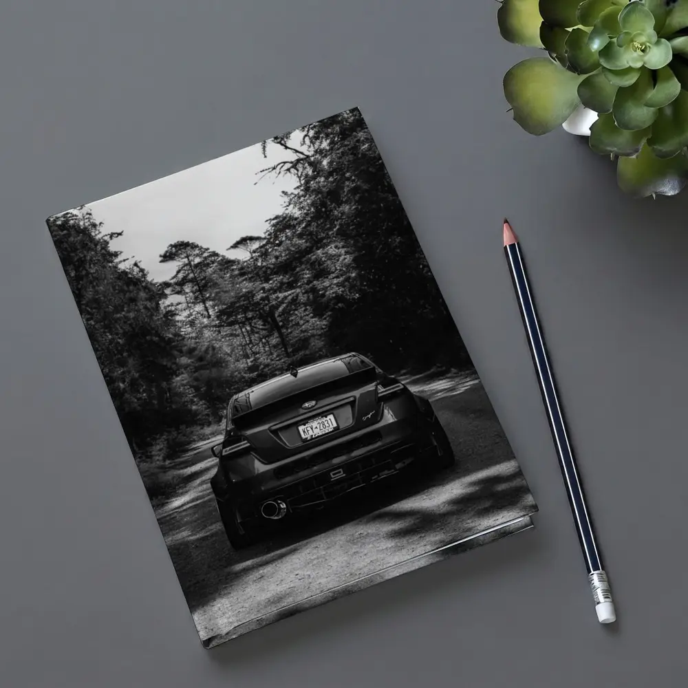 Subaru WRX Rear View Forest Road – Notebooks