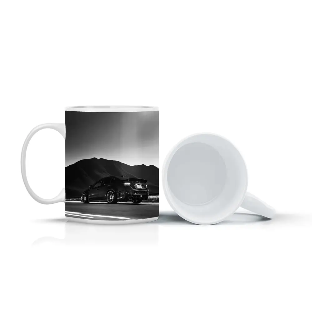 Subaru WRX STI Black Mountain Road Shot – Mugs