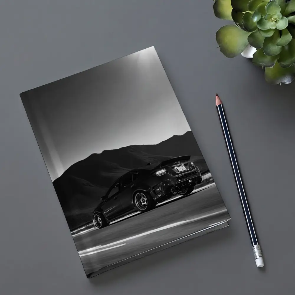 Subaru WRX STI Black Mountain Road Shot – Notebooks