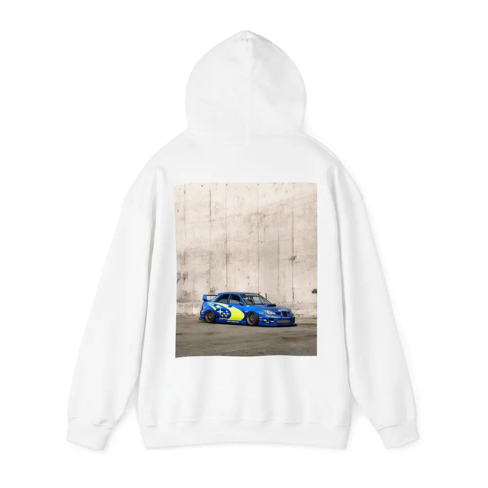 Subaru Impreza WRX Rally Livery Concrete Wall – Hoodies