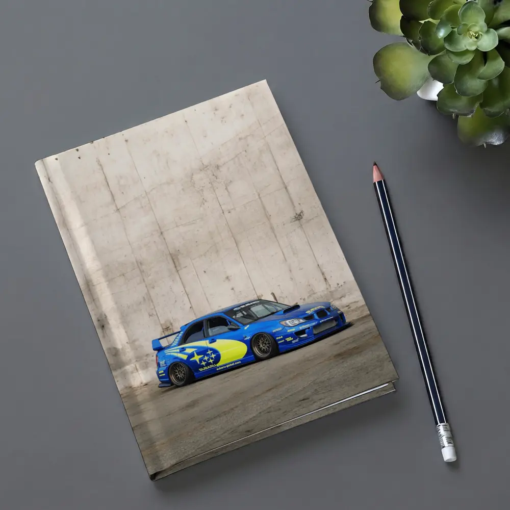 Subaru Impreza WRX Rally Livery Concrete Wall – Notebooks