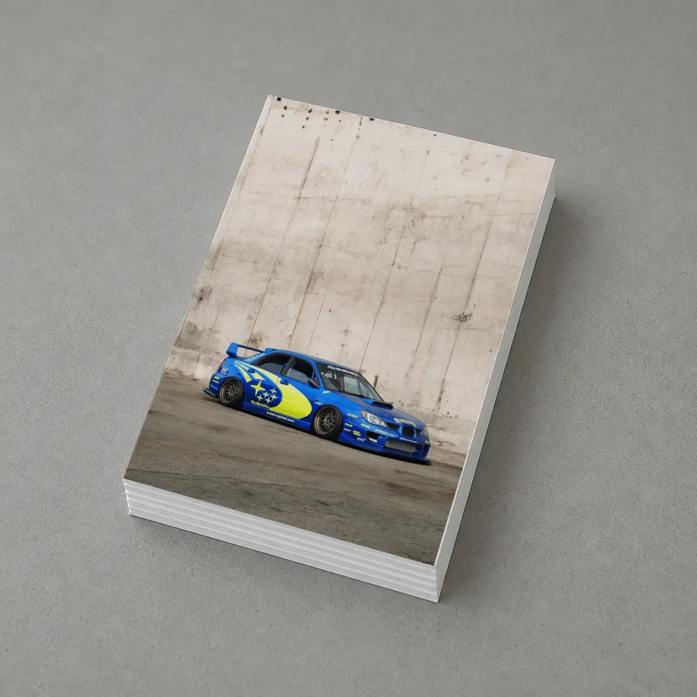 Subaru Impreza WRX Rally Livery Concrete Wall – Postcards