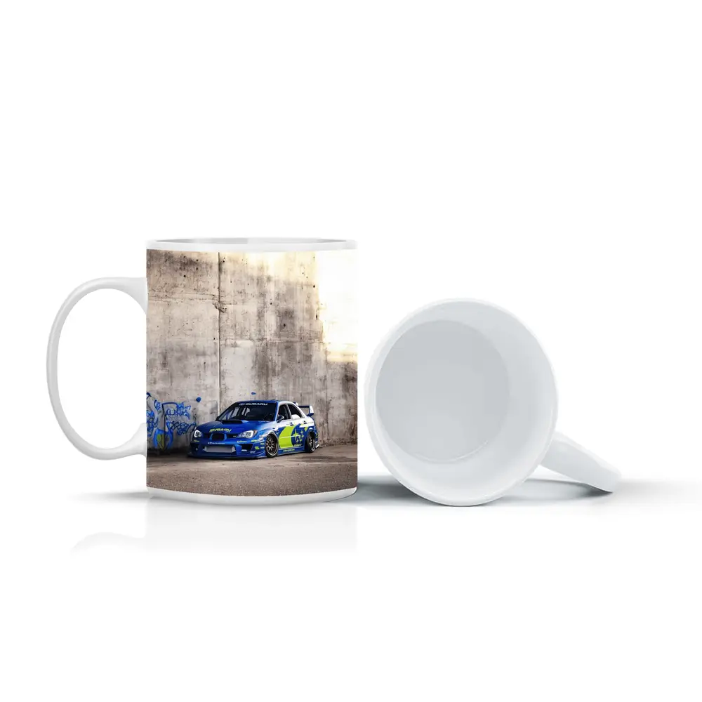 Subaru Impreza WRX Blue Rally Car Wall – Mugs