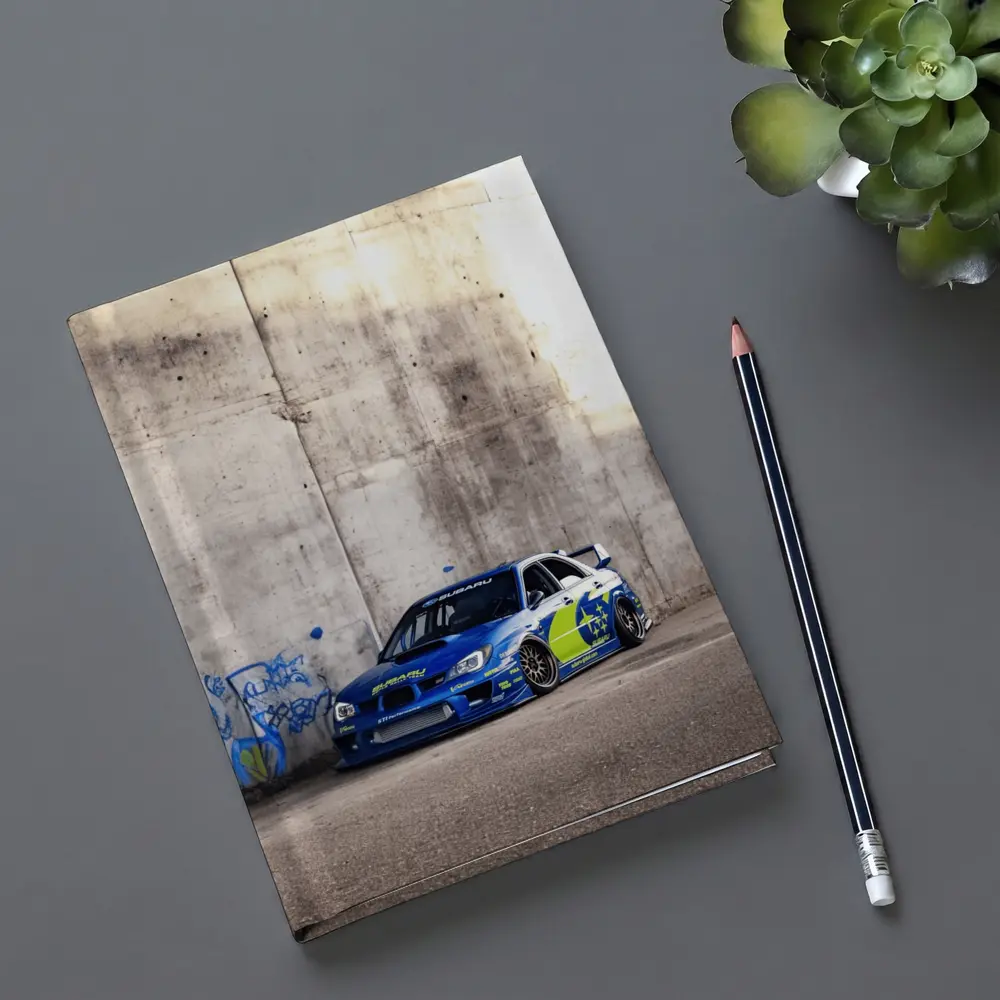 Subaru Impreza WRX Blue Rally Car Wall – Notebooks