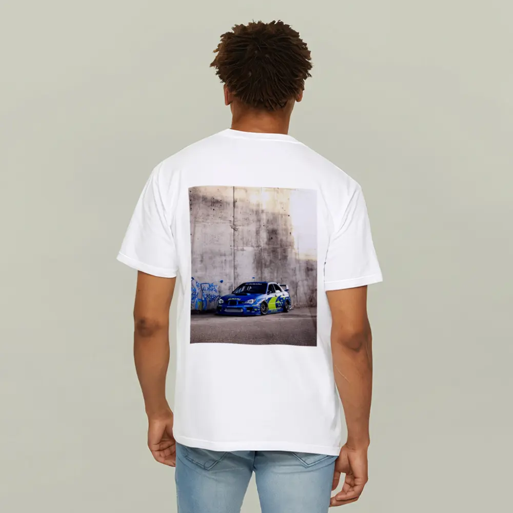 Subaru Impreza WRX Blue Rally Car Wall – T-Shirts