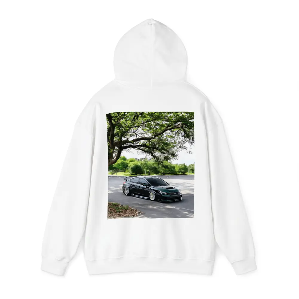Subaru WRX STI Slammed Under Green Trees – Hoodies