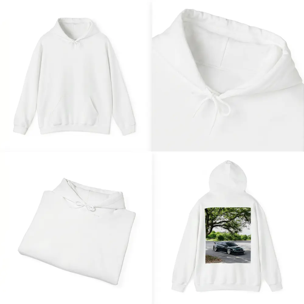 Subaru WRX STI Slammed Under Green Trees – Hoodies