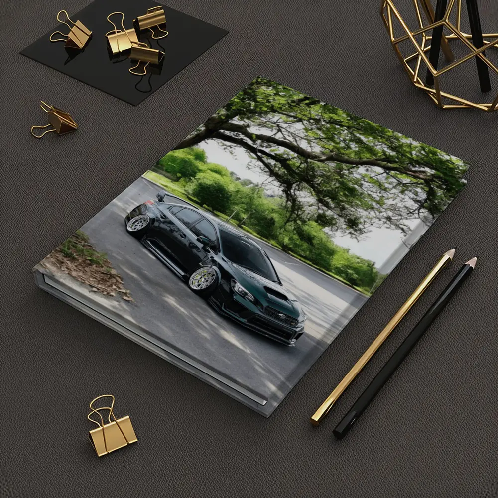 Subaru WRX STI Slammed Under Green Trees – Notebooks