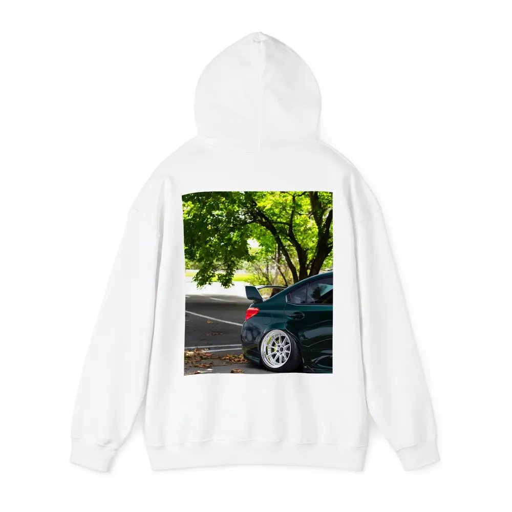 Subaru WRX STI Green Stance Street Shot – Hoodies