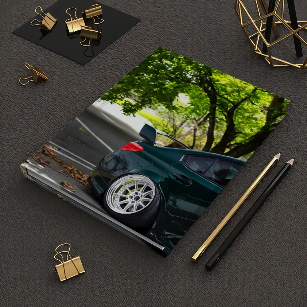 Subaru WRX STI Green Stance Street Shot – Notebooks